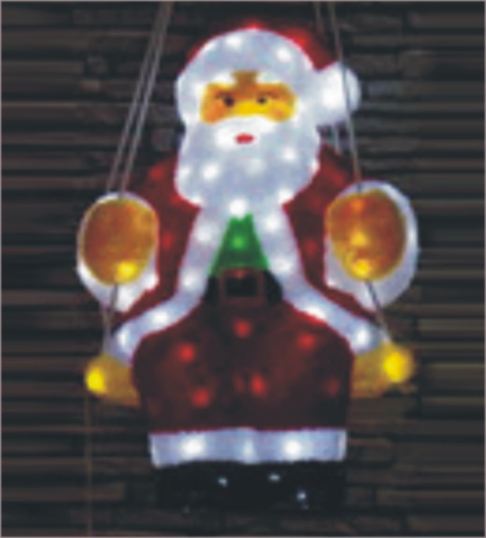 FY-001-E01クリスマスアク FY-001-E01安いクリスマスアクリルサンタクロース電球ランプ - アクリルライト中国メーカー