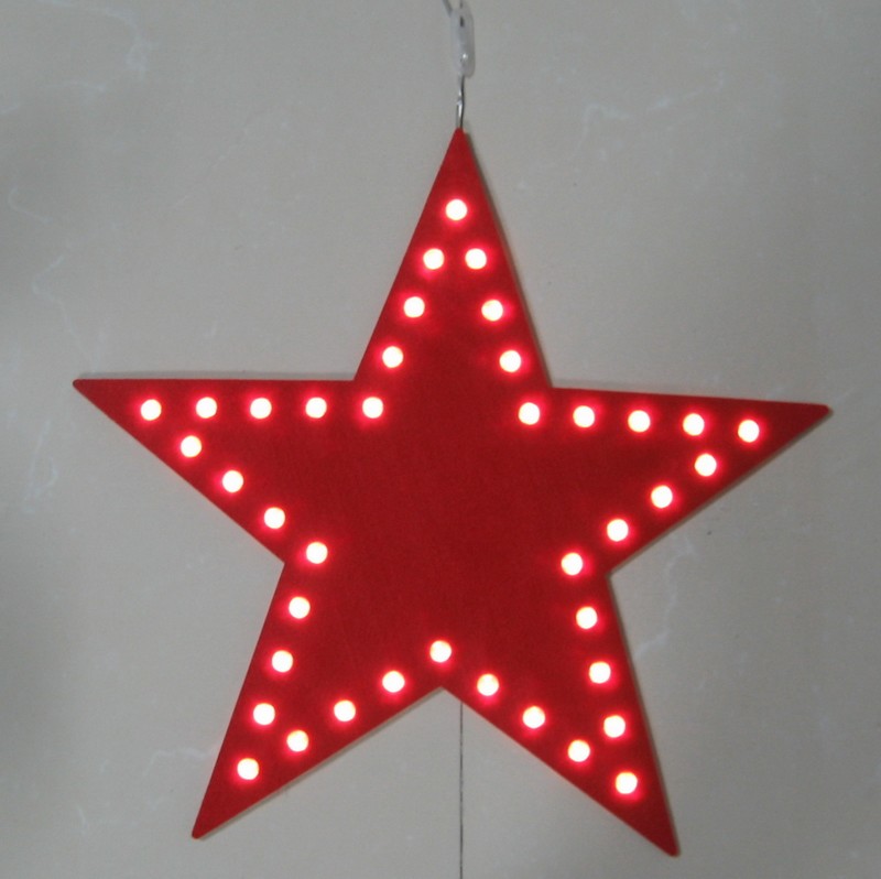 FY-002-B13 di Natale LED STAR FY-002-B13 buon natale a LED STAR FELT tappeto lampada lampadina - Gamma leggera Carpetmade in China