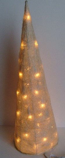 FY-010-B02 do Natal branco cone rattan lâmpada lâmpada FY-010-B02 barato do Natal branco cone rattan lâmpada lâmpada Luz Rattan