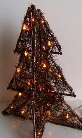  made in china  FY-06-004 cheap christmas black tree rattan light bulb lamp  distributor