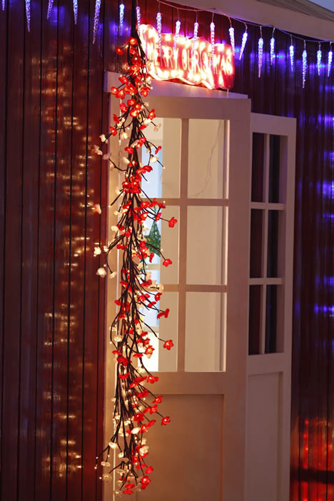 FY-50022 LED barato natal galho de árvore pequenas luzes lâmpada lâmpada LED