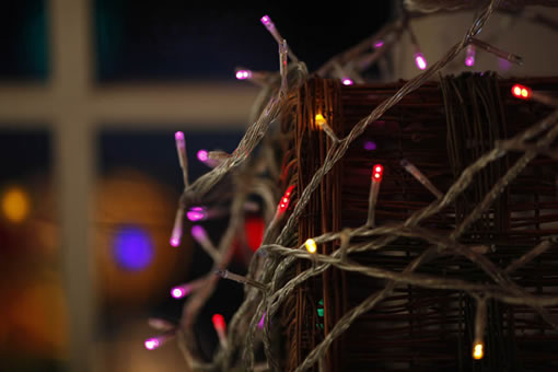 FY-60100 LED a buon mercato di Natale luci lampadina catena stringa di lampada