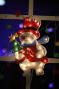 FY-60606 Рождество с FY-60606 дешево снег Рождественский человек окна светильника электрической лампочки - Окном огни made in china 