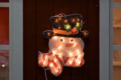 FY-60609クリスマス雪の男 FY-60609安価なクリスマスの雪の男ウィンドウ電球ランプ - ウィンドウライト中国で行われた