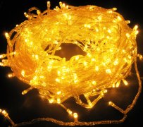 Amarillo 144 ultrabrillante L Cadena luces multifunción Borrar Cable Amarillo 144 LED ultrabrillante - Luces de la secuencia del LEDhecho en China