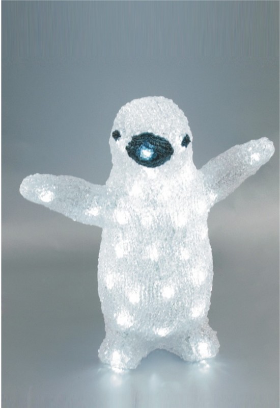  made in china  FY-001-A02 cheap christmas BABY PENGUIN acrylic light bulb lamp  company