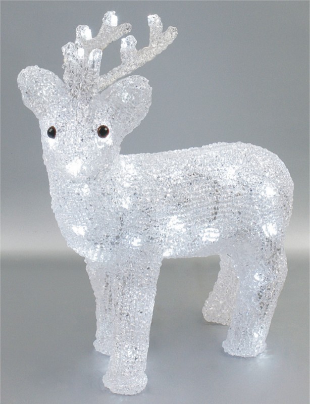  manufacturer In China FY-001-B08 FY-001-B05 cheap christmas acrylic REINDEER light bulb lamp  distributor