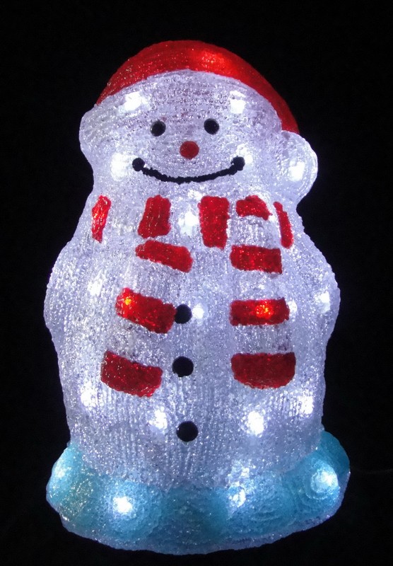 FY-001-D07 Weihnachten Acryl SCHNEEMANN Glühlampelampenadapters FY-001-D07 Günstige Weihnachten Acryl SCHNEEMANN Glühlampelampenadapters - Acryl Lichterin China hergestellt