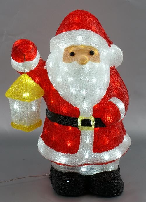  made in china  FY-001-E06 cheap christmas acrylic SANTA CLAUS light bulb lamp  corporation