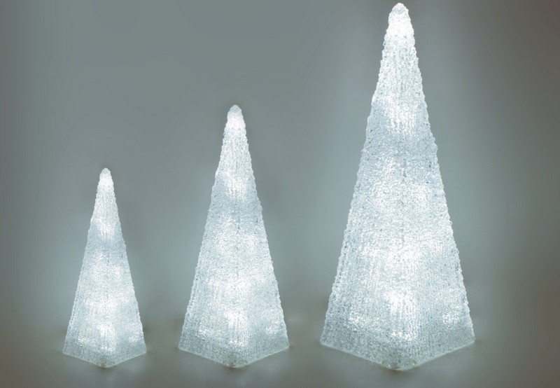 FY-001-J01 christmas acrylic PYRAMID light bulb lamp