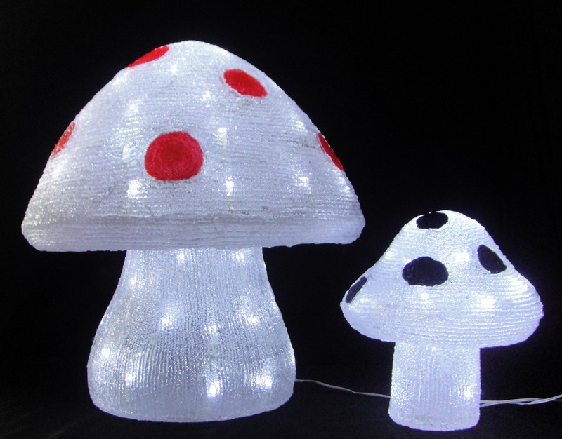 FY-001-O01 christmas acrylic MUSHROOM light bulb lamp FY-001-O01 cheap christmas acrylic MUSHROOM light bulb lamp - Acrylic lights  manufacturer In China