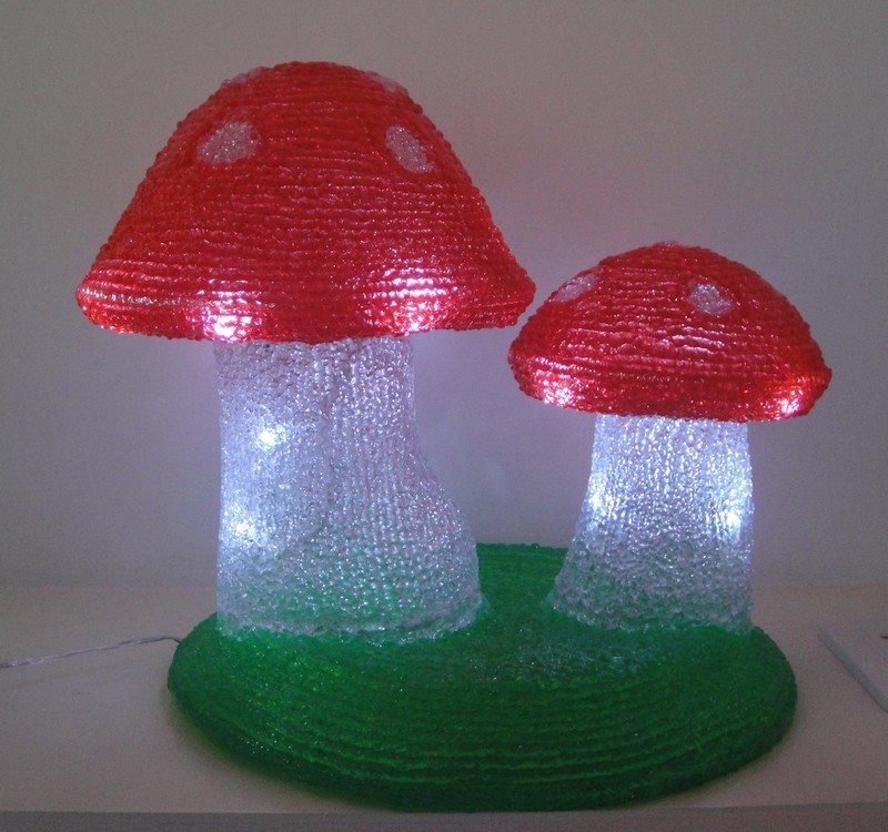  manufacturer In China FY-001-O03 cheap christmas acrylic MUSHROOM SET light bulb lamp  distributor