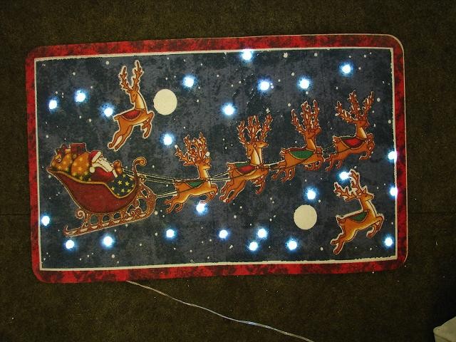 FY-002-G03 christmas SANTA CLAUSE WITH REINDEER DOORMAT carpet light bulb lamp FY-002-G03 cheap christmas SANTA CLAUSE WITH REINDEER DOORMAT carpet light bulb lamp - Carpet light range manufactured in China 