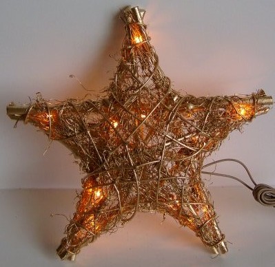  manufactured in China  FY-06-010 cheap christmas five-pointed star rattan light bulb lamp  company