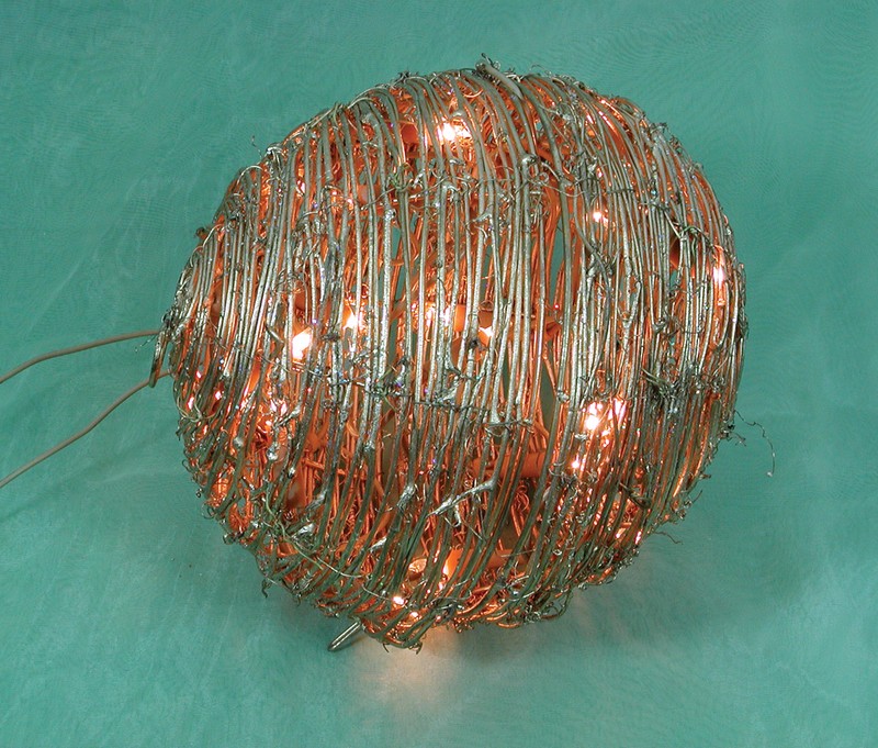 FY-06-017 Weihnachten Gold Ball Rattan Glühlampelampenadapters FY-06-017 billig Weihnachten Gold Ball Rattan Glühlampelampenadapters