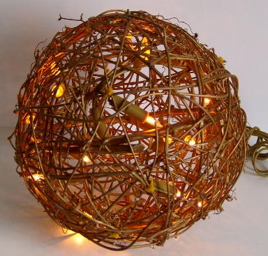  manufacturer In China FY-06-018 cheap christmas rattan big ball light bulb lamp  distributor