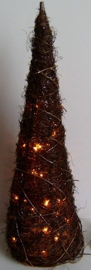 FY-06-022 christmas black cone rattan light bulb lamp FY-06-022 cheap christmas black cone rattan light bulb lamp Rattan light