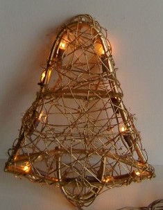 FY-06-039 christmas Two-sides bell rattan light bulb lamp FY-06-039 cheap christmas Two-sides bell rattan light bulb lamp