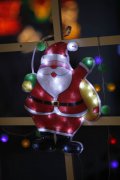 FY-60303 christmas santa clau FY-60303 cheap christmas santa claus window light bulb lamp - Window lights made in china 