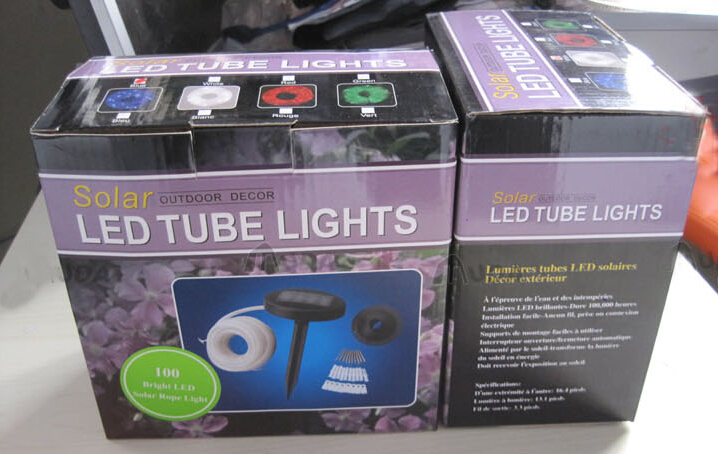 Packaging of Solar LED Tube Lights 