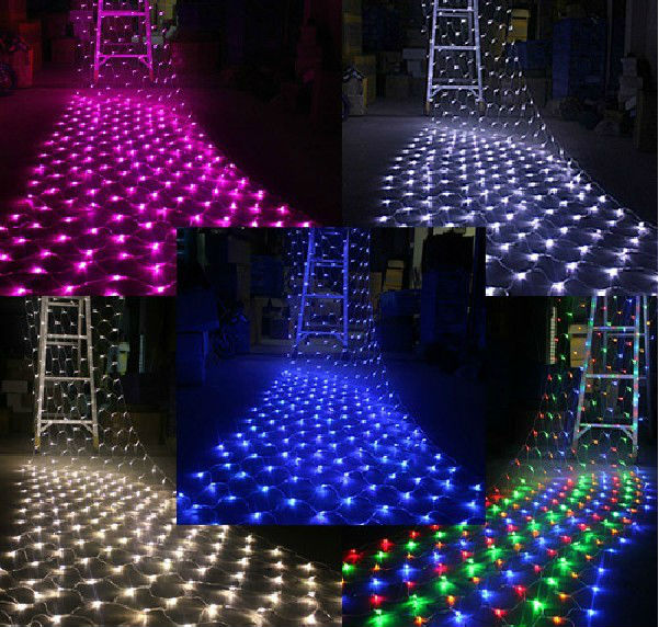 effect of Christmas net lights