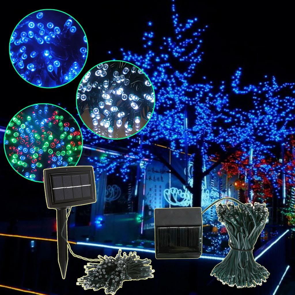 FY-200L-SP Series 200 LED Solar String Lights